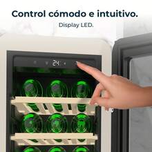 Cecotec Vinoteca Bolero GrandSommelier Origin 18 Hit Bege