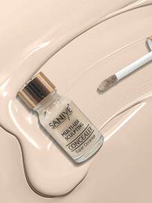 Saniye Corrector Alta cobertura con textura ligera, concealer con 7 tonos para todo tipo del piel, Resistente al sudor y de larga duración, Acabado perfecto para cualquier ocasión Fácil de aplicar y blendear para fiesta y uso cotidoano - 1 - Ver 9