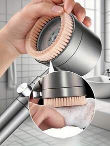 3 قطع/مجموعة رأس دش يدوي ذو ضغط عالي ب- 5 أوضاع. رأس دش دائري حديث بضغط مرتفع وتدليك. 5 أوضاع رش و تصميم موفر للمياه. مع زر إيقاف بلمسة واحدة.