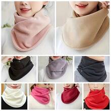 A Warm Neck Gaiter Featuring A Soft Texture And A Matte Finish, Making It Ideal For Outdoor Wear; Designed With A Thickened, Windproof Construction To Effectively Shield Against The Cold Weather Of Autumn And Winter. - Multicolor - View 10