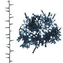 vidaXL Catena luminosa LED con 2000 LED bianchi freddi, 45 m, in PVC