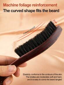 Best-Selling Cross-Border Beechwood Handle Wild Boar Bristle Beard Brush, Multi-Functional Grooming Comb For Men,Hair Brush,Slick Back Brush,Styling Brush,Curly Hair Brush,Edge Brush,Hair Comb,Brush Hair,Hair Brush Set,Comb Hair,Comb For Curls,Detangling Brush,Hair Brush For Women,Hair,Travel,Hair Products,Hair Tools,Hair Stuff,Barber,Barber Accessories,Barbershop,Hairdressing Equipment