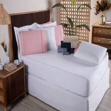 Sheet Set Bedding DOUBLE / QUEEN / KING 400 Thread Count 3 Pieces English Embroidery Soft Velvety Fabric - 米色 - 查看 4