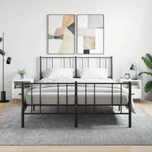 vidaXL 2 Stück Nachttische Weiß 40x35x47,5 cm Holzwerkstoff - Bianco - Visualizzare 1