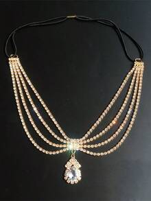 Head Chain, Bridal Maid Wedding Party Makeup Dance Party Dress Up Headpiece For Valentine Celebration, Mom, Mother, Mother's Day, Gift