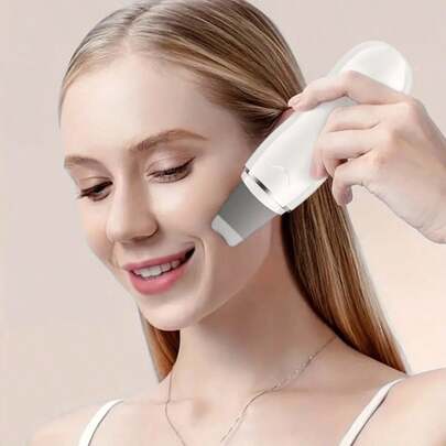 1 Peça Limpador de Pele Facial, Raspador Facial de Precisão com Tecnologia de Carregamento USB - Ferramenta de Cuidados com a Pele Suave e Eficaz, Removedor de Cravos, Limpador de Pele, Esfoliante Facial