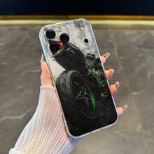 Custodia per telefono Kawasaki H2R Motorcycle, compatibile con 17, 16, 15, 14, 13, 12, 11 Pro, Max, Plus, X, XS, XR, SE4, E Mini, cover trasparente e morbida - Z4 - Visualizzare 8