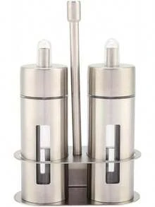 Aceitera y Vinagrera,Olla de acero inoxidable a prueba de fugas, botella de aceite de soja, vinagre de condimento, vinagre - 1 - Ver 10