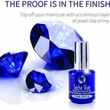 Seche Vive Gel Effect Top Coat Esmalte de uñas para manicura y pedicura, 14,2 g en caja, 2 unidades - 1 - Ver 6
