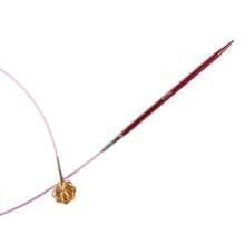 [6 Interchangeable Knitting Needle Sizes] Multi-Color Interchangeable Circular Knitting Needle Set, 6 Flexible Cable Sizes, Stitch Markers, Connector Caps, Beads - DIY Craft Knitting And Crochet Accessory Kit, Sewing & Weaving Supplies - Multicolor - View 4