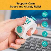 1个手指减压指尖指尖指尖玩具，创意减压玩具，创新礼物 - 彩色 - 查看 11