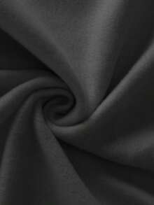 1pc Tween Girl Thermal Lined Warm Butterfly Print Sweatshirt, Young Student Clothing, Suitable For Kids Autumn/Winter Long Sleeve Top - Dark Grey - View 7