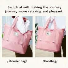 NPBAG Damen Reisetasche, multifunktionale große erweiterbare Wochenendtasche, Handgepäck, Sporttasche, Krankenhaustasche für Wöchnerinnen, Reisetasche, Gepäcktasche, Reisetasche mit großem Fassungsvermögen, strapazierfähiger Reiseorganizer, Kreuzfahrt- und Urlaubsutensilien für Damen und Herren