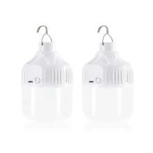 4pcs/2pcs/1pc Multi-Function LED Bulb Camping Light, Super Bright USB Rechargeable Tent Lamp, Suitable For Camping Gear, Emergency Use And Yard Decoration - Cold White - View 12