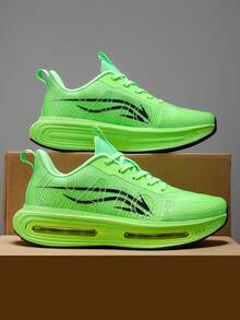 L.S.W.P Men's Running Shoes, Featuring Breathable Mesh Design For Maximum Comfort. Outdoor Shock-Absorbing Running Shoes With High-Rebound Cushioning Technology For Smooth And Comfortable Running, Enhanced Support, Fashionable White Design Suitable For Sports Performance And Everyday Wear