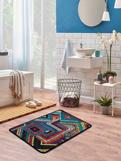 60x100 Cm Oval Non Slip Bathroom Mat Soft, Absorbent Durable Made In Turkey view 3