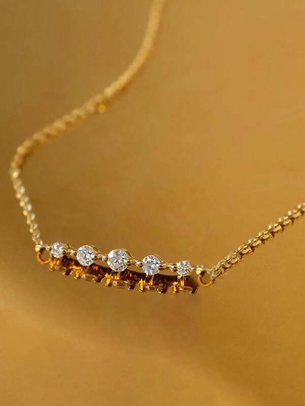 سوار زركونيا موضة، مجوهرات فضة إسترليني S925 راقية، بسيط وأنيق، مناسب للاستخدام اليومي والتنقل للنساء، هدية مثالية