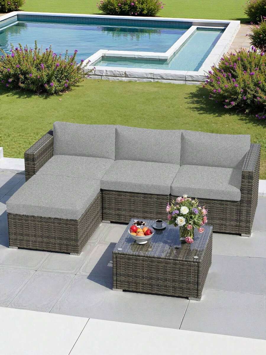 1pc Minimalist Modern Solid Color Milk Silk Elastic Sofa Cushion Cover, Suitable For All Seasons