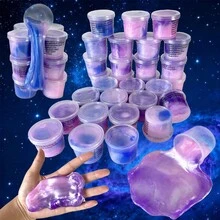 Bộ slime mini, slime thiên hà làm quà tặng tiệc, slime thiên hà kỳ lân, quà tặng tiệc cho trẻ em và người lớn, bộ slime thiên hà đàn hồi không dính đẹp mắt, quà tặng tiệc slime. - 5 - Xem 5