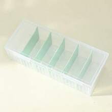 透明多隔层卡片整理盒，带翻盖 - 耐用 PET 塑料材质，用于存放游戏卡、名片和桌面配件 | 透明设计，方便查看 | 非常适合家庭办公室和游戏设置、卡片收纳盒、桌面配件支架、时尚外观、可见隔层设计、工艺品（卡片）整理、有序工作区、展示卡夹、学生 - 彩色 - 查看 10