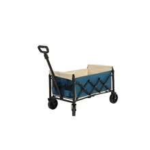 Carrito de mano ligero, plegable y resistente para playa y exteriores | Carrito de compra grande con ruedas para camping, jardinería y deportes | Carrito de transporte de gran capacidad