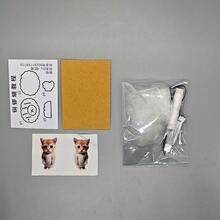 迷你蟑螂和猫形 DIY 工艺套件，手工制作的手机、包、礼物、缝纫用品小雕像饰品 - 彩色 - 查看 10
