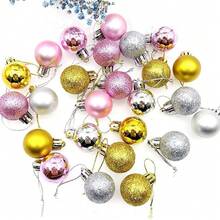 48/24Pcs Christmas Ball Ornaments, Classic Christmas Ornament Set, .18" Christmas Ball, Suitable For Christmas Tree,Plastic Christmas Ball Ornaments,Christmas Tree Decoration,Holiday Decoration Pendant Christmas Decorations Home Christmas Gifts Christmas Decor