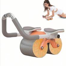 1pc Ab Roller Wheel, Abs Workout Equipment For Abdominal & Core Strength Training, Exercise Wheels For Home Gym, Fitness Equipment For Core Workout With Knee Pad Accessories