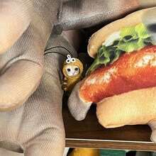 迷你蟑螂和猫形 DIY 工艺套件，手工制作的手机、包、礼物、缝纫用品小雕像饰品 - 彩色 - 查看 5