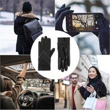 Isotoner Womens Water Repellent Touchscreen Spandex Shortie Gloves - Xanh đậm - Xem 5