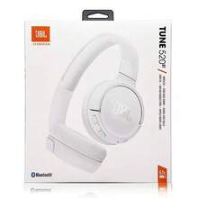 Brand New JBL Tune 520BT Wireless Noise Canceling Bluetooth Headset, HiFi Subwoofer Gaming Calling Headset, Portable - White - View 3