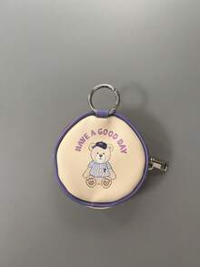 Cute Versatile Minimalist Cartoon Coin Purse Fashion Small Item Storage Pouch Card Holder Key Holder Earphone Case Bag Charm Mini Wallet Small Wallet Cute Wallet Coin Wallet For Women Wallet Purse Wallet