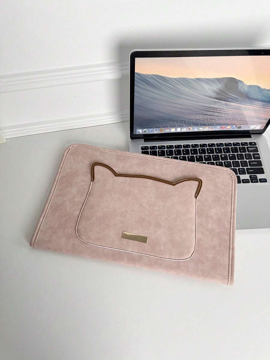 14/15.6英寸可爱笔记本电脑保护套/便携包/保护套/笔记本电脑包/笔记本电脑内胆包/笔记本电脑保护套/男女通用旅行必备 - 粉色 - 查看 1