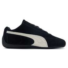 Puma Unisex Low-Top Casual Sneakers, Speedcat Black Retro Casual Skateboard Shoes, Classic Minimalist Couple Sneakers 406329-01, Daily Commute - Black - View 2