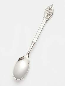 1/5/10 Piece Set Of Gift Crafts, Vintage Alloy Coffee Spoons, Ice Cream Spoons, Jam Spoons, Carved Dessert Spoons, Dining Utensils - Multicolor - View 4