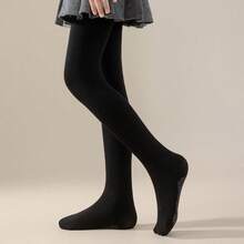 1双儿童/青少年加厚连裤袜，秋冬季必备，防滑鞋底，适合2-16岁儿童。