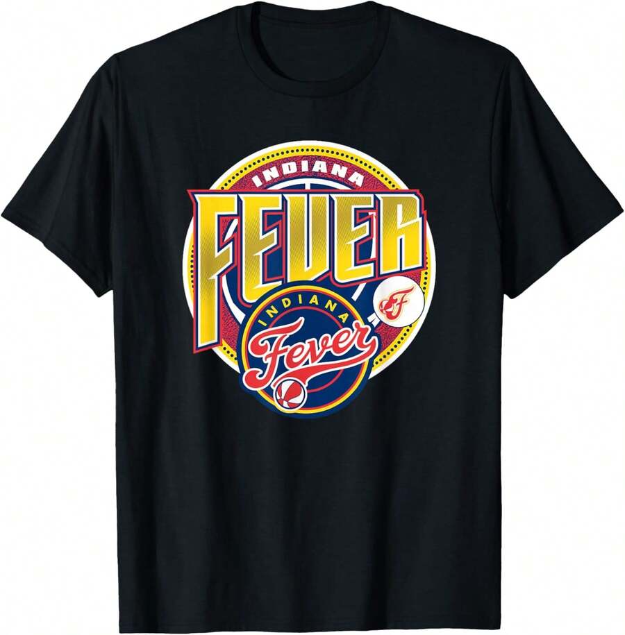 WNBA Official Indiana Fever Riverside T-Shirt - 黑色 - 查看 1