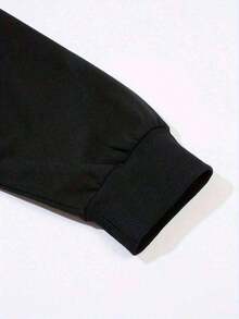 Christmas Outfit WomenPlus Size Gothic Style Sweatshirt For Women - Beige Red Cherry Skull Print Pullover, Heavy Round Neck Sweater, Halloween Costume, Casual Party Essential - Machine Washable, Non-See-Through Fabric, Winter Clothing, Avant-Garde Style Comfortable Top, Personalized Fashionable Top - Unisex-Autumn Clothing 320G Women's Crew Neck Sweatshirt - Street-Ready Chic For Workday Runs ​ Loose And Comfortablethanksgiving Outfit Women - màu đen - Xem 3