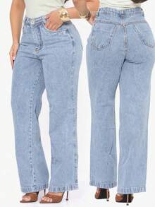 Women Jeans - Rửa trung bình - Xem 7