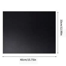 1/2/3/4/5 piezas Esterilla de hornear reutilizable antiadherente, Forro de fibra de vidrio para hornear de 40*33cm, Apto para hornos eléctricos y de gas, Accesorios para barbacoa, Para hornear pan y asar a la parrilla, Utensilios de cocina, Esterilla de hornear apta para contacto con alimentos