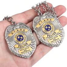 Anime Cartoon Keychain Fashion Raccoon City Department Bag Pendant Accessories Key Ring For Women Men Fans Cosplay Props Decorative Jewelry Favorites