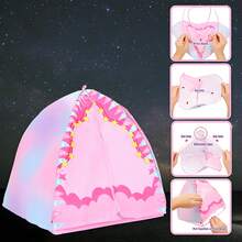 30cm Doll Outdoor Camping Tent Set, Suitable For Doll House Outdoor Scene Decoration Props, Mini Home Decor Accessories, Mini Party Decoration Props, BJD Photography Props, Mini Miniature Model (Size Fits 30cm Doll) - Multicolor - View 5