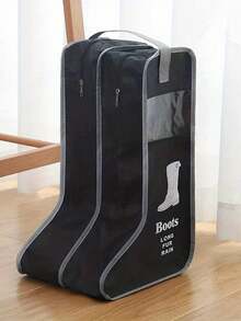 1 bolsa de zapatos estilo coreano para botas y zapatos, una cubierta antipolvo visible para botas. Adecuada para el almacenamiento de zapatos en el hogar, protección contra el polvo y transporte portátil. Permite la clasificación estacional, lo que facilita los viajes. Buena transpirabilidad/Ligero y conveniente/A prueba de insectos y antipolvo/Estructura ligera. Adecuado para el hogar, el trabajo, la escuela, el aire los viajes. Organizador de viaje, bolsa con cordón para zapatos, cubierta antipolvo para hombres y mujeres, cubos de embalaje, artículos esenciales para viajes, artículos esenciales para cruceros, artículos esenciales para vacaciones