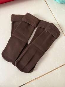 Kit 2 4 Pairs Of Thick Flexible Thermal Socks For Women Winter 35-40 - Nhiều màu - Xem 4