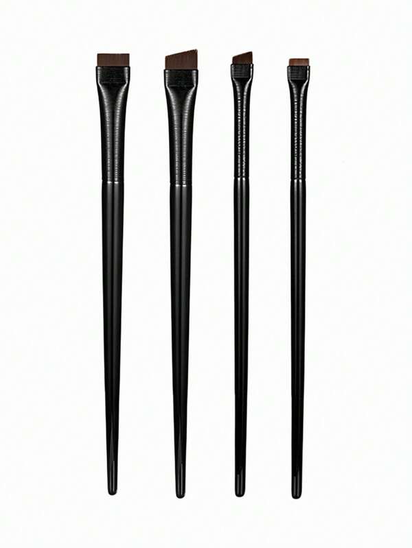 1PC Eyeliner Brush, Ultra-Thin Eyebrow Brush With Ultra-Fine Angled Tip, Flat-Angle Eyebrow Brush, Precision Detail Brush For Eye And Under-Eye Makeup, Beauty Tools