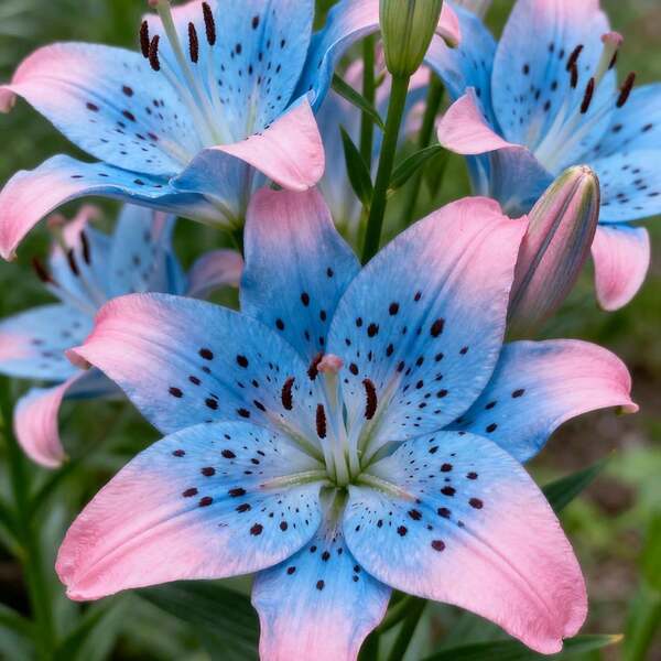 98pcs Lily Seeds Terrace Edge Seeds For Terrace Edge Placement Straight Stems Frame Edge Enriches Terrace Boundary Sense