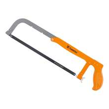 Arco de Sierra Profesional Ajustable FUMETAX | Segueta de Solera Reforzada para Cortes de METAL, PVC y Tubería | Compatible 10" y 12" - Negro - Ver 1