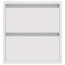 vidaXL Wandnachttisch Weiß 38x34x40 cm