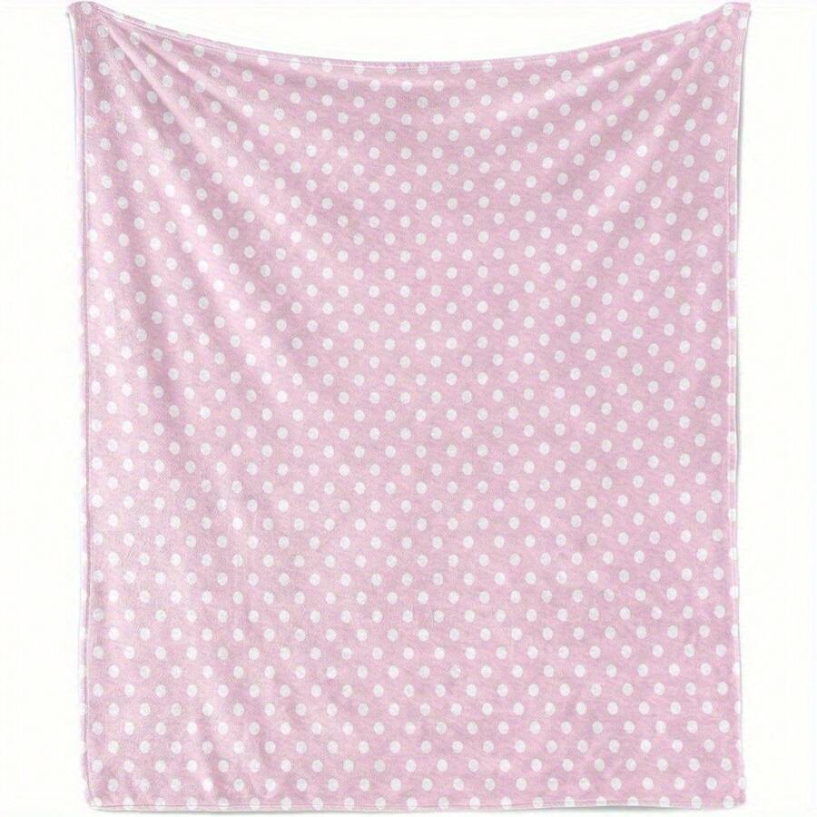 Comfortable Polka Dots, Leopard Print, Spotted Patterns, Soft And Warm Retro-Style Geometric Design,Super Soft Flannel Printed Blanket,As Birthday Gifts, Family, Wedding, Souvenir Blankets, Polyester Blankets Suitable For All Seasons, Washable, Machine Washable, Lightweight, Breathable, Comfortable, Warm, Unique, 280gsm For Him, Her Personalized Ideal Gifts For Her, Him, Family, Boyfriend, Girlfriend, Father, Family, Mother, Lover, Daughter, Son, Grandfather, Grandmother, Friend, Classmate, Pet. Perfect Nap, Camping, Travel, Home, Daily Life, Office Decoration, Birthday, Anniversary, Valentine's Day, Thanksgiving, Christmas, Halloween, Mother's Day, Father's Day, Wedding, New Year Gifts ,Sofa,Bed,Car,Bedroom,Living Room,Office, Outdoor Camping, Beach,Wall Decoration - Nhiều màu - Xem 1