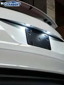 GLANBERT 2 pièces Lampe de plaque d'immatriculation compatible avec Audi LED Éclairage de plaque d'immatriculation A3/S3/A4/S4/A6/A8/Q5/Q7/RS4/A4/A6/A7/Q5/TT, pour Passat, pour Jetta, pour MK6, pour 8T0943021, pour 4G0943021 Éclairage de plaque d'immatriculation